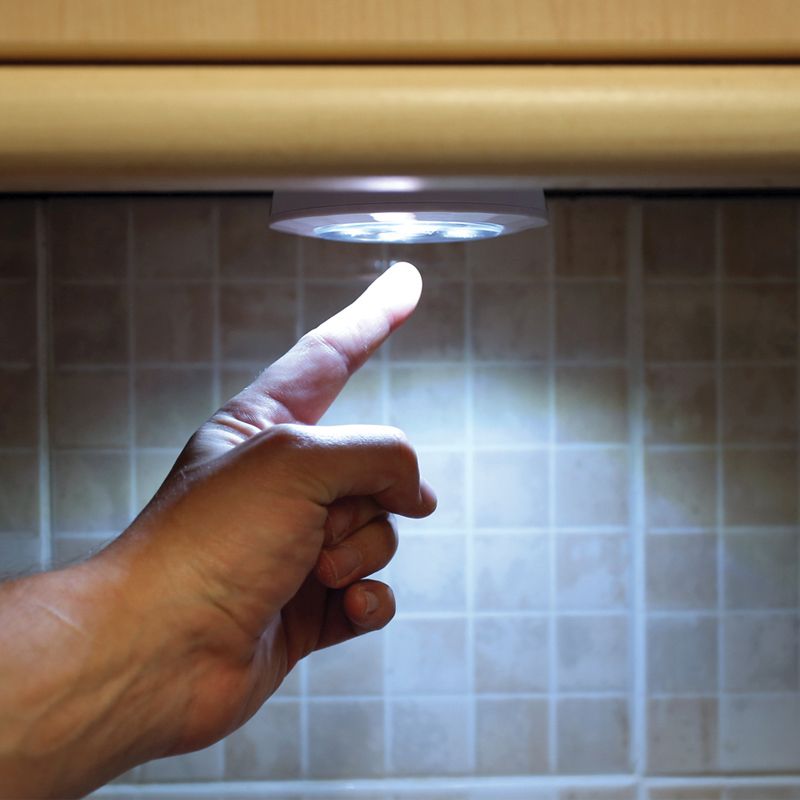 Bright On Remote Control LED Lights 6 Pack