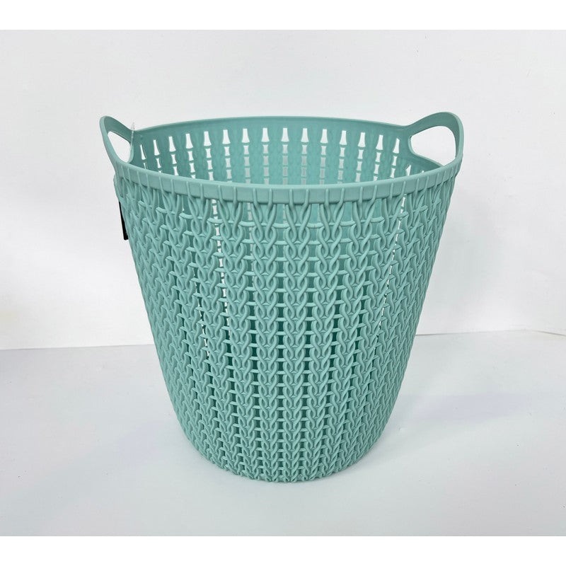 Plastic Basket 19.5 Litres - Green by EA Living