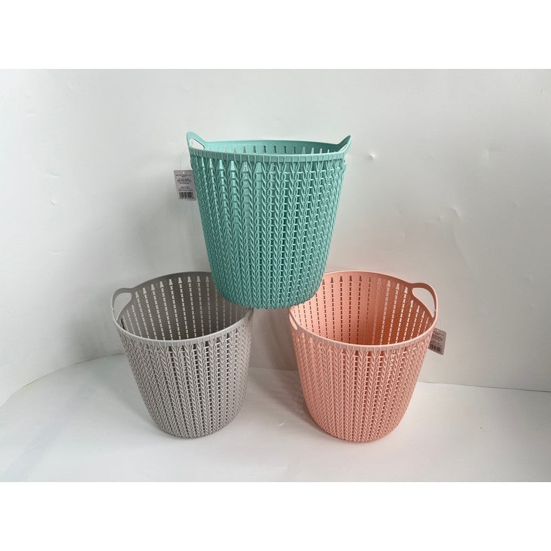 Plastic Basket 19.5 Litres - Green by EA Living