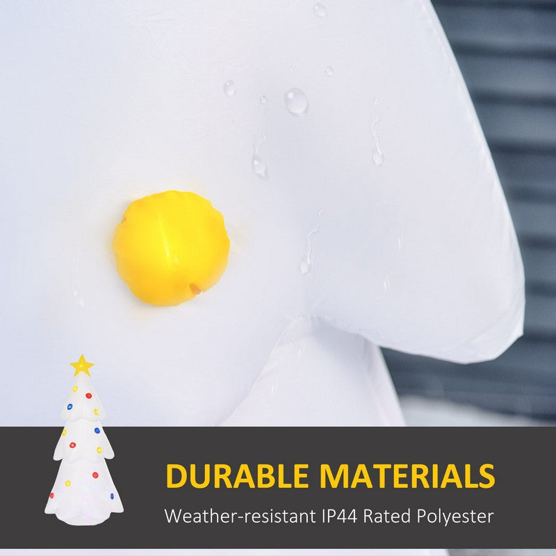 6FT Christmas Inflatable Tree LED Lighted for Home Indoor Outdoor Decoration White